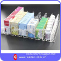 Drug store adjustable shelf divider and pusher system